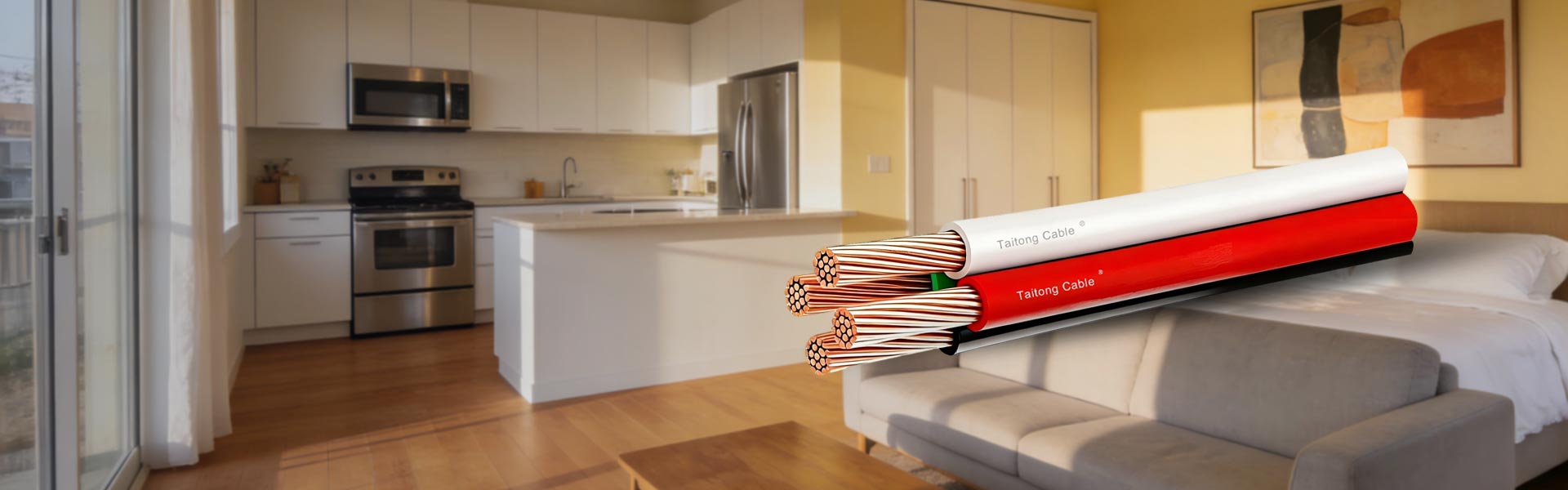 Dráty pro obytné budovy