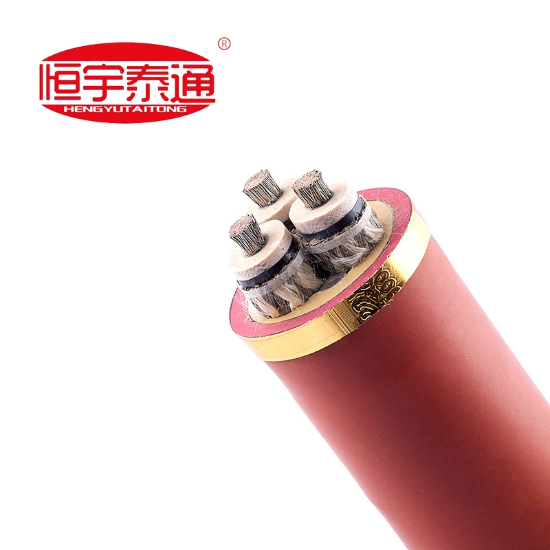 Důlní bezpečné flexibilní napájecí kabely s pryžovým pláštěm