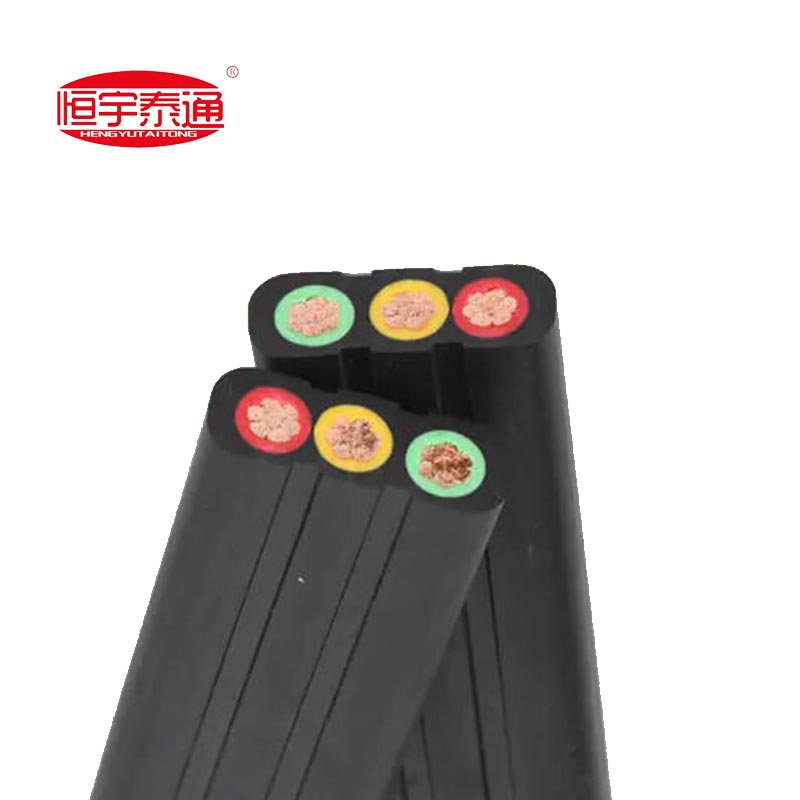 Speciální plochý kabel s pryžovým pláštěm